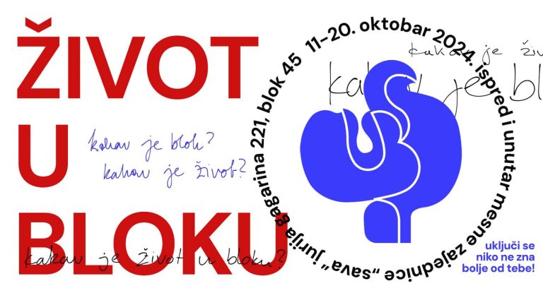 Grafika: ŽIVOT U BLOKU, poster
